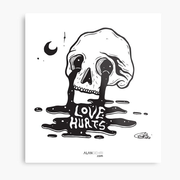 Love is hard to find, hard to keep, and hard to forget Metal Print