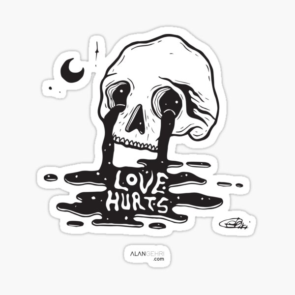 Love is hard to find, hard to keep, and hard to forget Sticker