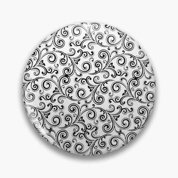 Item preview, White and black swirls designed and sold by SylviaCook.