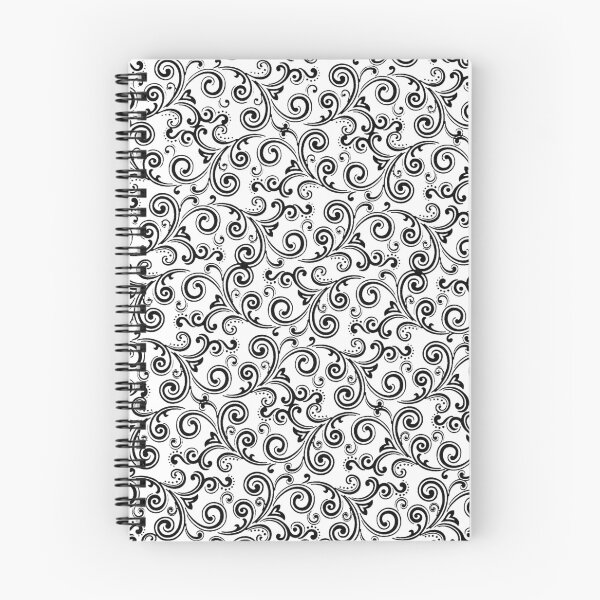 Item preview, White and black swirls designed and sold by SylviaCook.