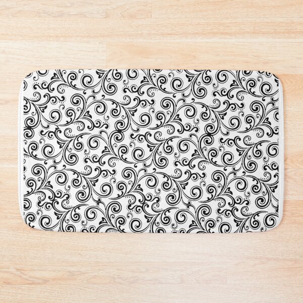 Item preview, White and black swirls designed and sold by SylviaCook.