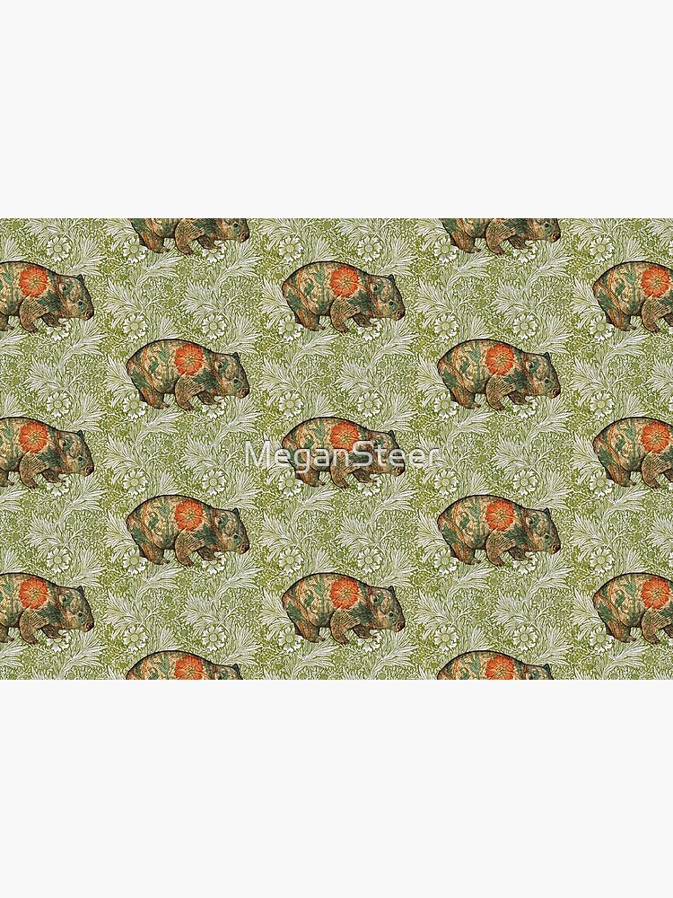 Rossetti's Wombat in Green Marigold by MeganSteer
