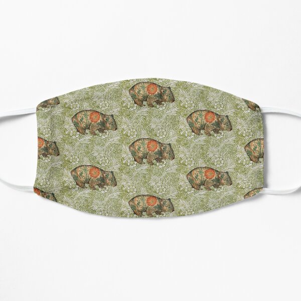 Rossetti's Wombat in Green Marigold Mask