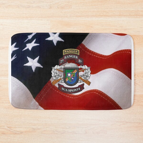 Item preview, 2nd Ranger Battalion - Army Rangers Special Edition over American Flag designed and sold by Serge Averbukh Art Studio.