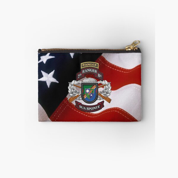Item preview, 2nd Ranger Battalion - Army Rangers Special Edition over American Flag designed and sold by Serge Averbukh Art Studio.