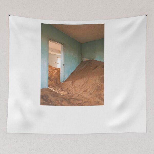 Item preview, Dubai dessert village, Abandoned house full of sand in the desert designed and sold by michieldros.
