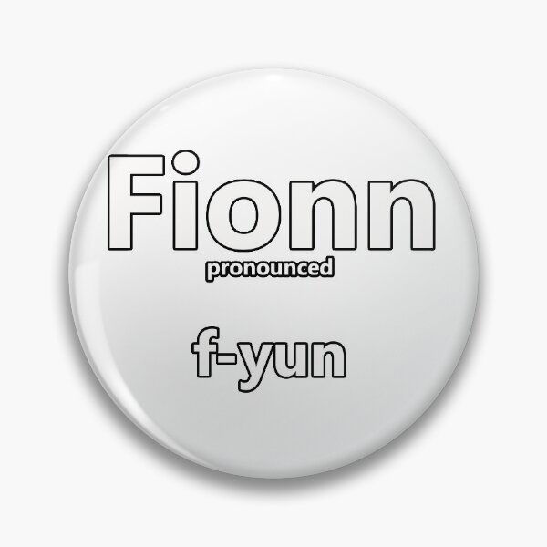 Item preview, Fionn - how to pronounce this Irish boys name designed and sold by Caroline Brennan.