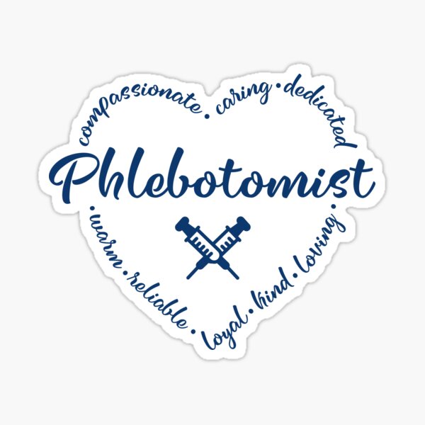 Phlebotomist Stickers Redbubble