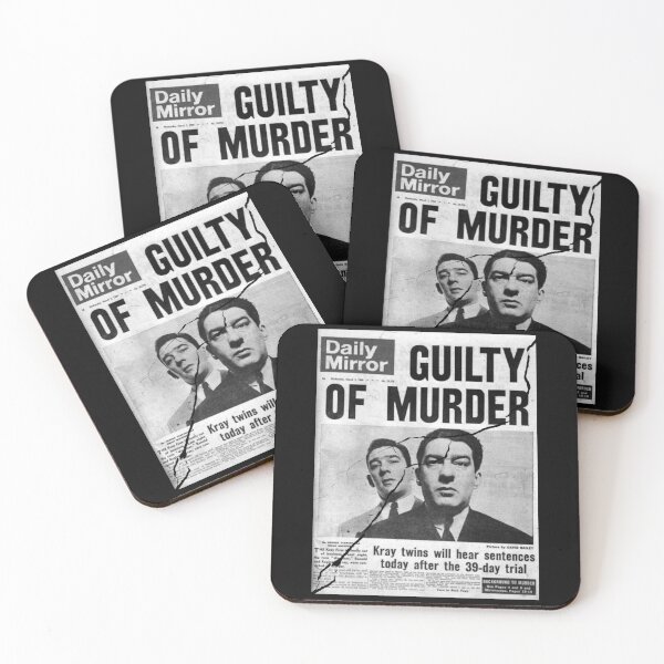 Item preview, Kray Twins - Famous Gangsters - News designed and sold by Night Sky Art.