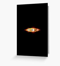 Dr Who Theme Greeting Card