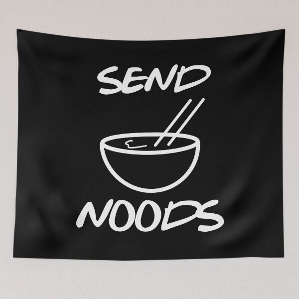 Item preview, Send noods shirt, send nudes tee, ramen shirt, ramen lover gift, pho shirt, foodie shirt, food lover gift, tshirt with sayings designed and sold by SLV7R.