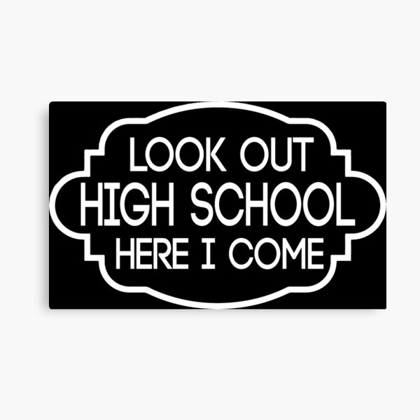 Item preview, Look Out High School Here I Come : / Middle School Graduation / Junior High Grad Tee / Funny Middle School Gift vintage retro designed and sold by Chamssou.