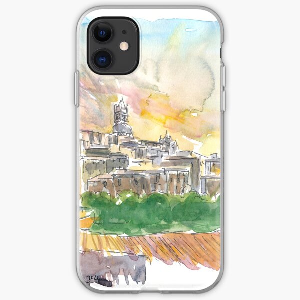 Impressive Siena Skyline From Glorious Past iPhone Soft Case