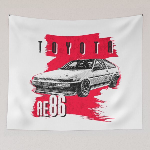 Item preview, Toyota Corolla AE 86 | JDM, drift | vintage classic car | street racing designed and sold by Svinil.