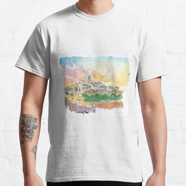 Impressive Siena Skyline From Glorious Past Classic T-Shirt