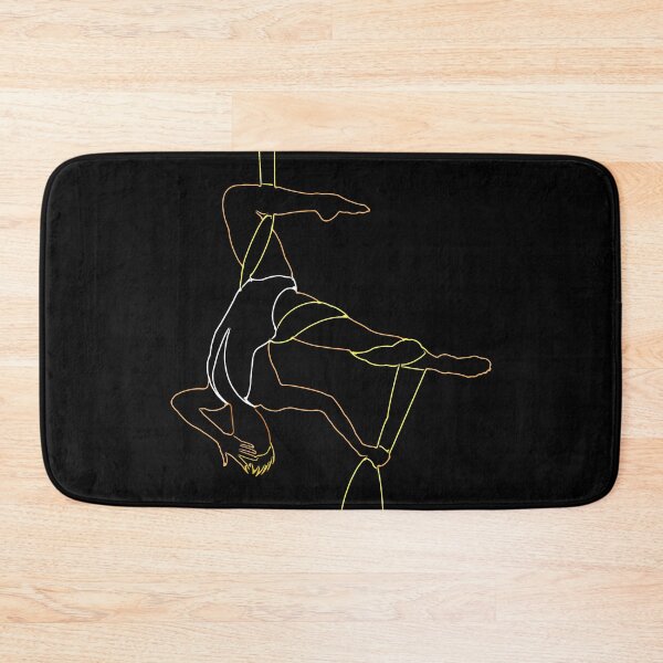 Item preview, Aerial Silk tightrope walker Muscular Elegant Silhoulette designed and sold by Zwuck.