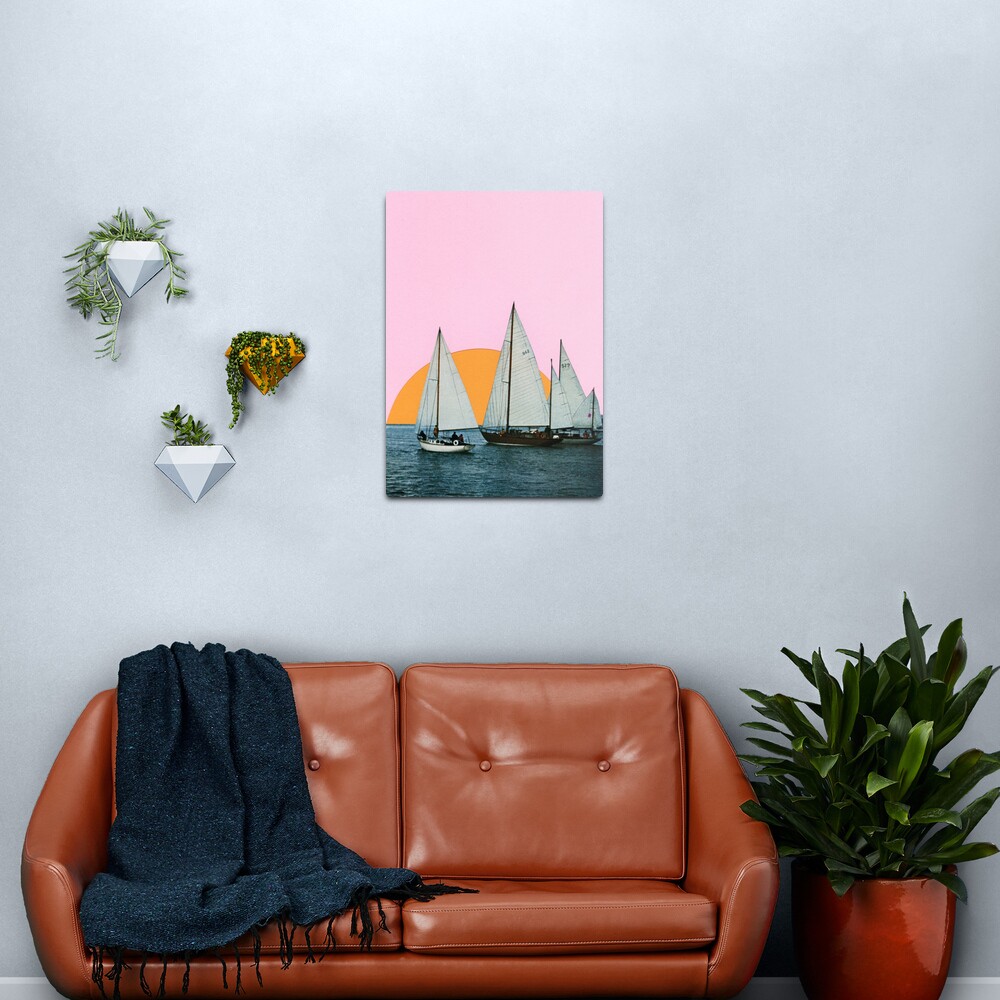 Into the Sunset Metal Print