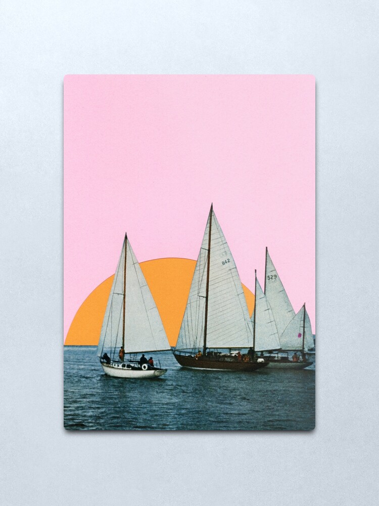 Alternate view of Into the Sunset Metal Print