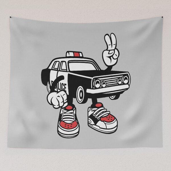 Item preview, Police Car designed and sold by cartoonbug.