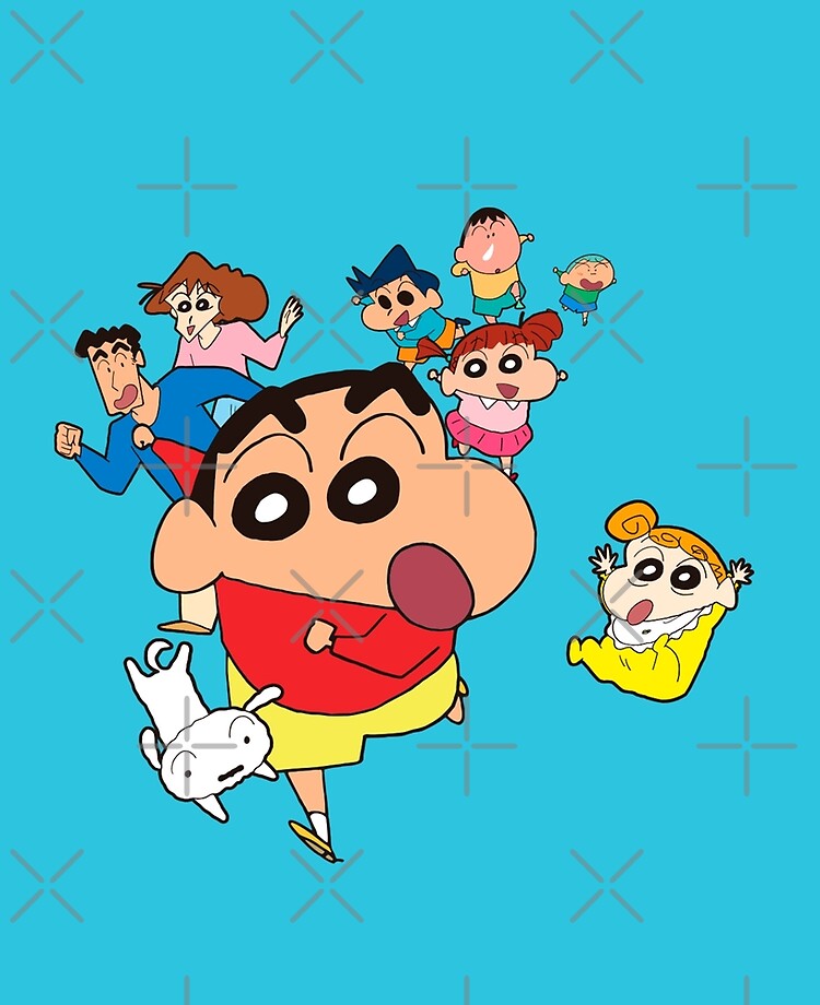 Shinchan and friends playing music by dengekipororo on DeviantArt