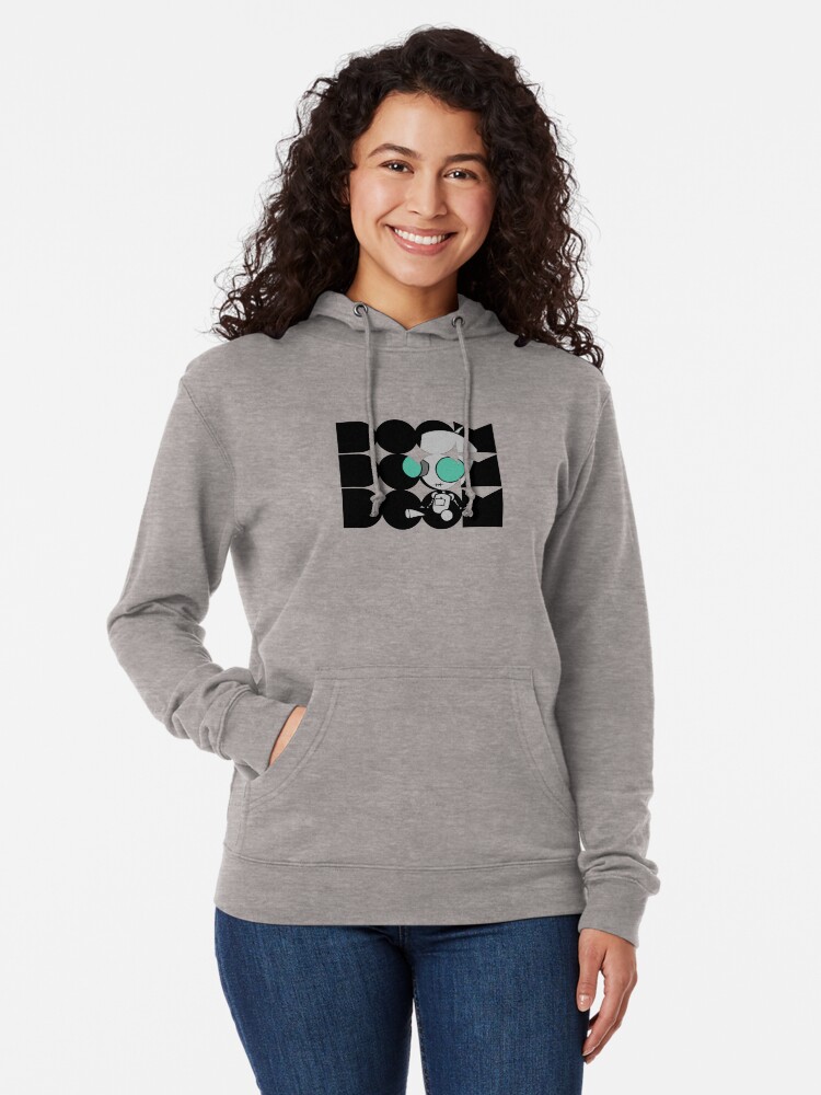 "Invader Zim Gir Doom" Lightweight Hoodie for Sale by wumbobot Redbubble