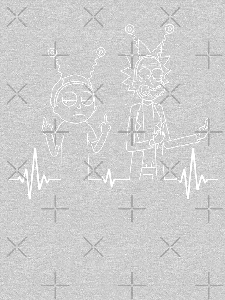 Heartbeat Rick and Morty by CrazyDots21