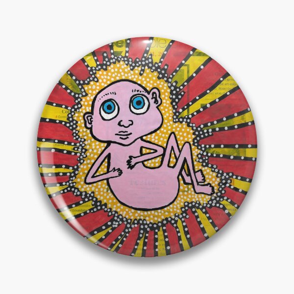 Item preview, untitled fetus on magazine paper designed and sold by monstermolotov.