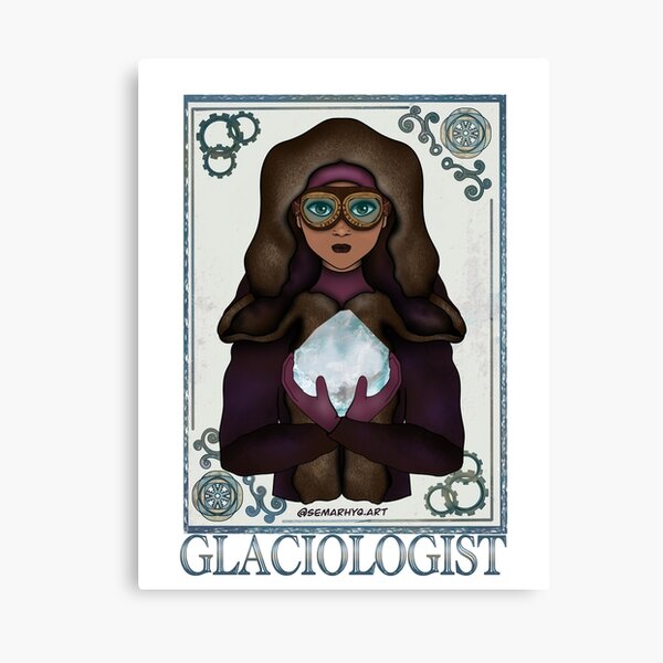 Glaciologist (STEAMpunk Art) Canvas Print