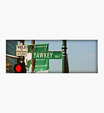 Yawkey Way Street Sign, Fenway Park Photographic Print