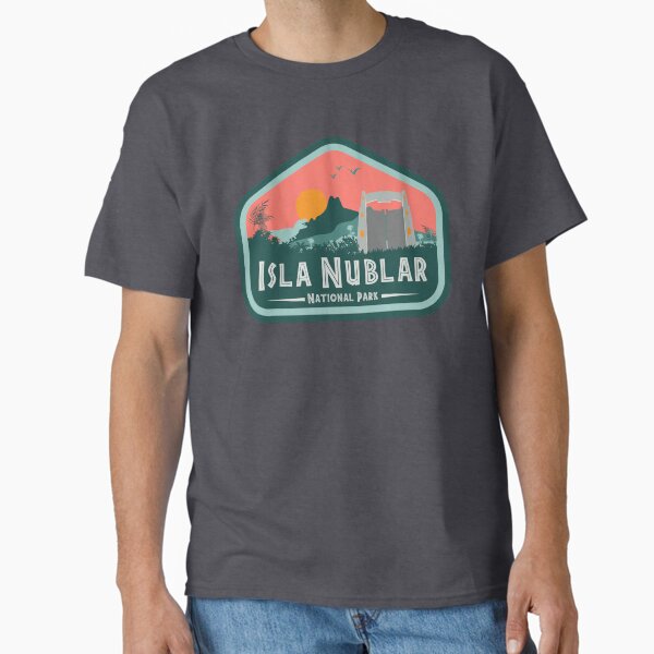 Vista previa del artículo con la obra «Isla Nublar», diseñado y vendido por DFoxDesign.