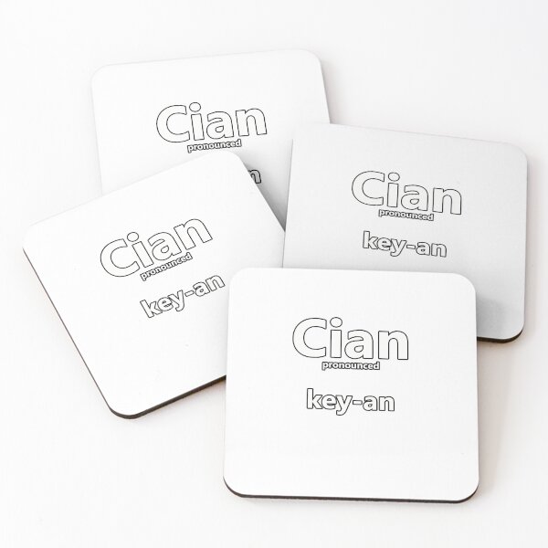 Item preview, Cian - how to pronounce this Irish boys name designed and sold by Caroline Brennan.