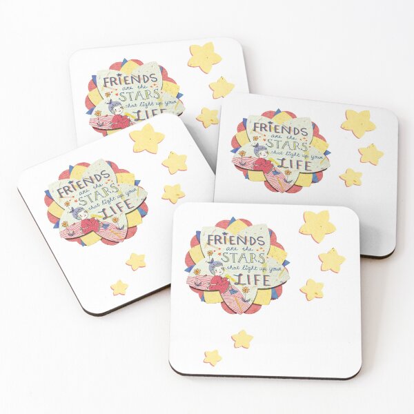 Item preview, Friends are the stars that light up your life designed and sold by Dabs-Doodles.