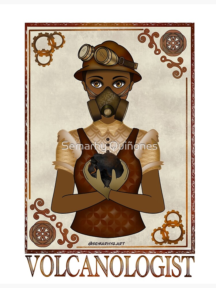 Volcanologist (STEAMpunk Art) by semarhy