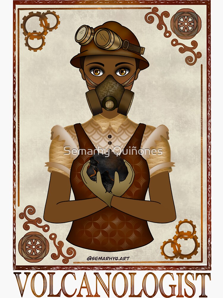 Volcanologist (STEAMpunk Art) by semarhy