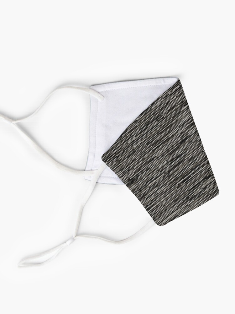 Alternate view of Modern Neutral Black Gray Lines Mask