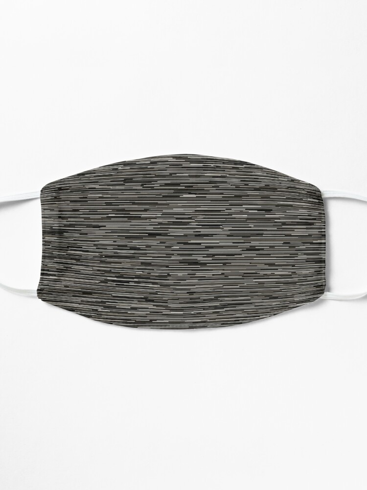 Alternate view of Modern Neutral Black Gray Lines Mask