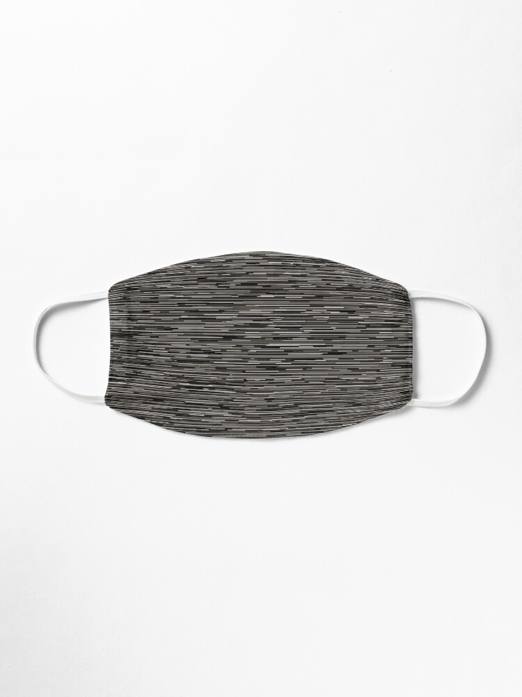 Alternate view of Modern Neutral Black Gray Lines Mask