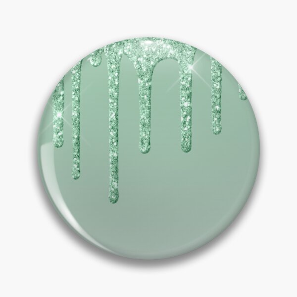 Item preview, Womens Elegant Green Dripping Glitter Nail Polish Effect Printed Sparkle Texture designed and sold by UniQueensShop.
