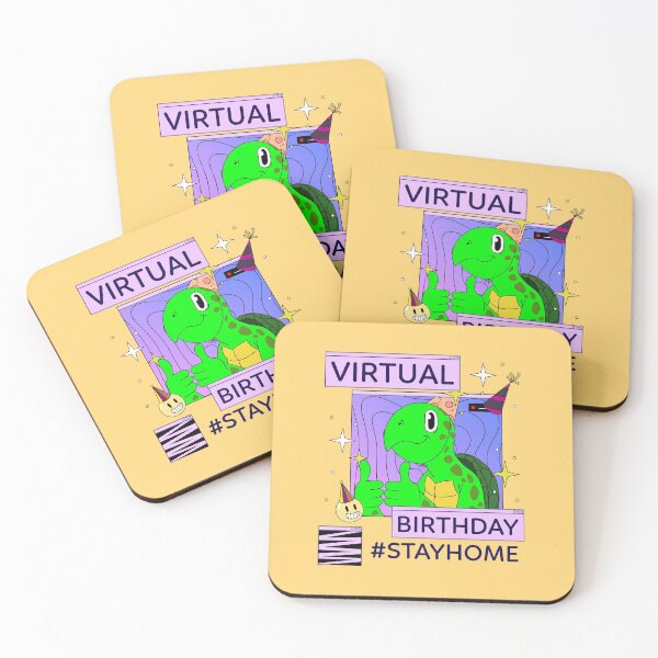 Item preview, Quarantine Birthday Virtual Party Stay Home - Gift for virtual birthday designed and sold by TamGustam.