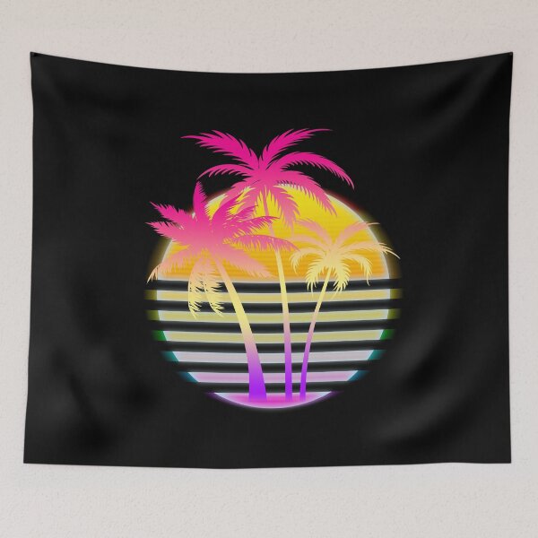 Item preview, Palm Trees Beach 1980s designed and sold by Jay Bayne.