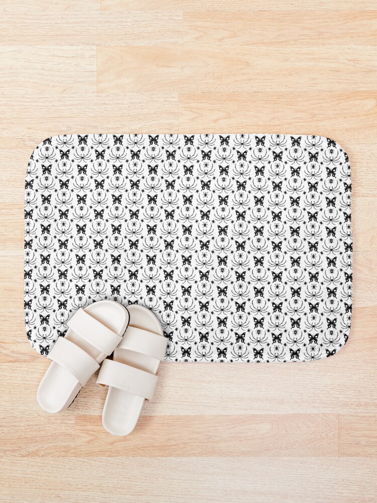 Thumbnail 1 of 6, Bath Mat, Insect and Crab Pattern designed and sold by FouShop.