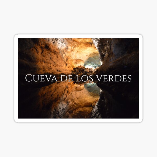 Cueva de los verdes (Lanzarote) by SmileMoreAgain Sticker