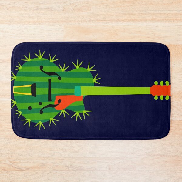 Item preview, Mexican Cactus Guitar on white background designed and sold by XOOXOO.