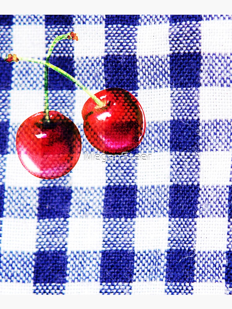 Cherries and Gingham by MeganSteer
