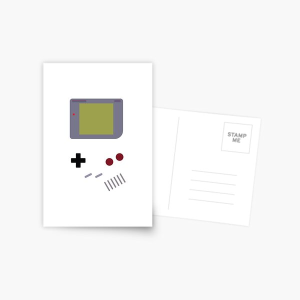 Gameboy Original Pixel Art Postcard By Arcadeperfect Redbubble