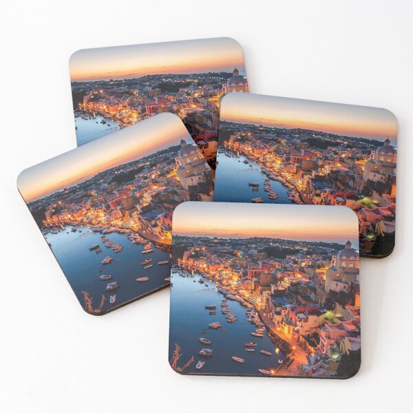 Item preview, Procida island at night, Italy designed and sold by Lucas-Photo.