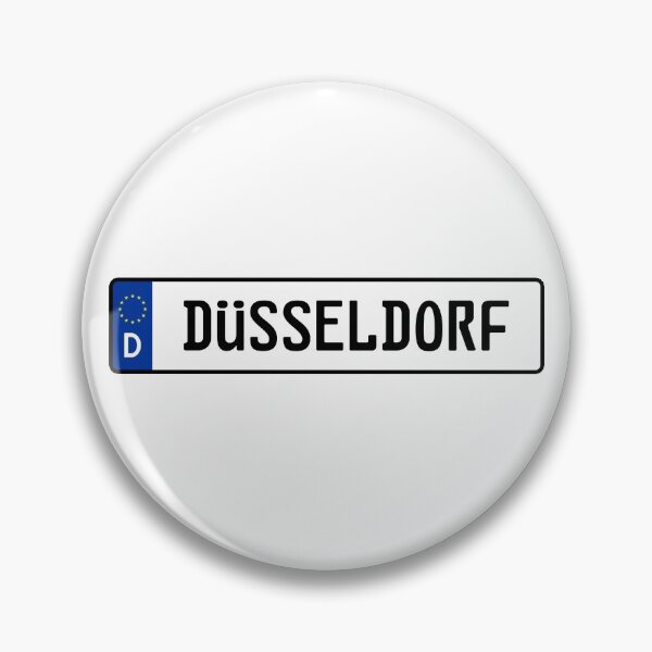 Artikelvorschau, Düsseldorf Kennzeichen entworfen und verkauft von snxworld.