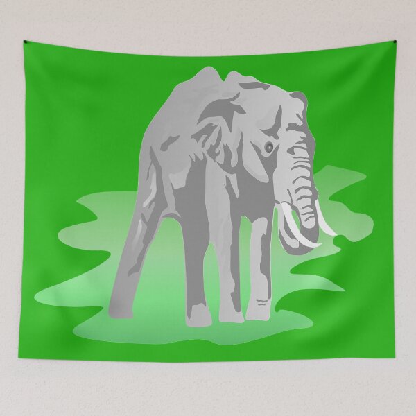 Item preview, Beautiful Elephant With Tusks designed and sold by jolly3434.