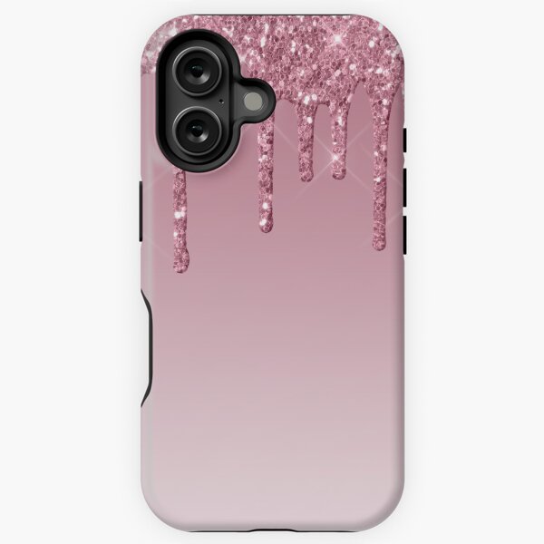Item preview, Womens Elegant Pink Dripping Glitter Nail Polish Effect Printed Sparkle Texture designed and sold by UniQueensShop.
