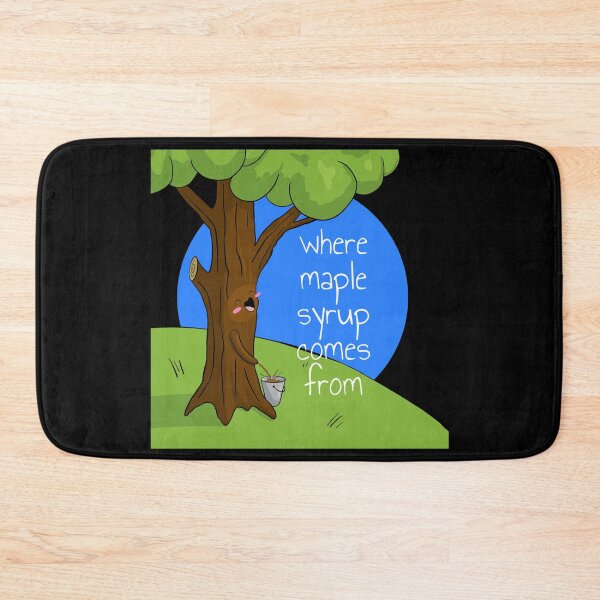 Item preview, Funny cute tree pissing maple syrup  designed and sold by GreyEyedMage.